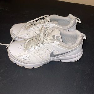 White Nike shoes